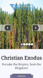 Mobile Screenshot of christianexodus.org